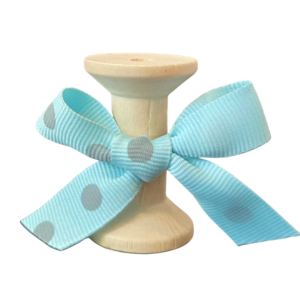 No 122 – Aqua Grey Dot 15mm