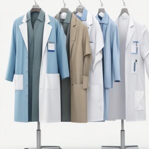 lime green Lab coat