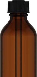 Dropper Bottles Amber Glass Black Lids