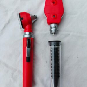 Diagnostic set – Otoscope + Ophthalmoscope red