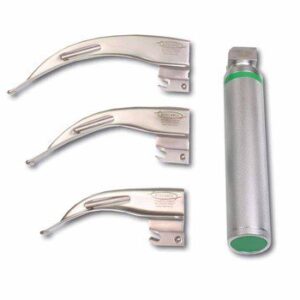 Laryngoscope Set – 3 Blade – Paediatric – Mac /Conventional