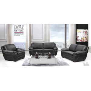 Lounge Suite 3 Piece-Black