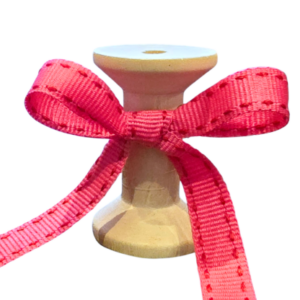 No 008B – Trieste With Red Saddle Stitch 10mm x 20m