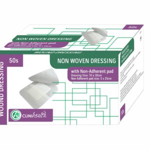 Dressing Non-Woven with Pad 10x30cm- 50s