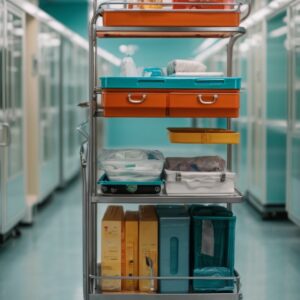 hospital trolley table