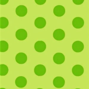 Green & Lime Green Dot (5m x 50cm)