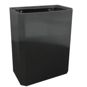 Wall Waste Bin Symphony 36L – Black/Eclipse Mild Steel
