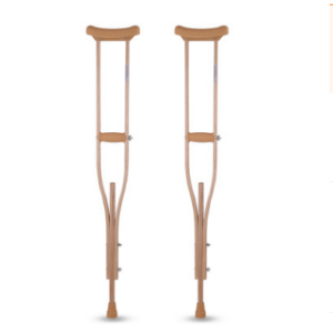 Wooden Underarm Crutches Medium -Pair (2)