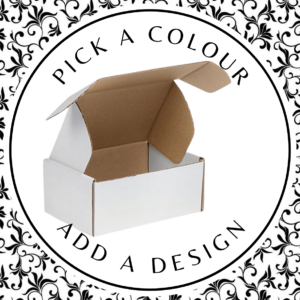 Design Shipper Box (Small Rectangle) – White Kraft