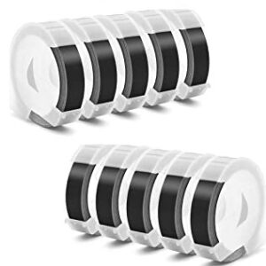 Label Maker – Tape Black (box of 10 rolls)