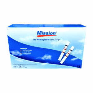 Mission HB Hemoglobin Test Strips 100’s