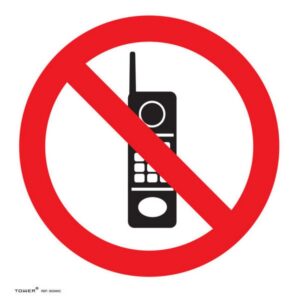 ABS Signage - No Cell Phones - 150 x 150mm - SIGNNC