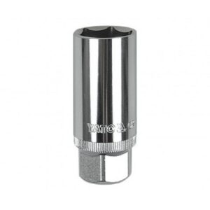 Spark Plug Socket - Chrome Vanadium - 1/2" Connector - 16mm - YT-1253