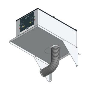 Wall Bracket for Recirculating Filter System for Under Bench Cabinets - 57 x 40 x 2 cm - IASE23458
