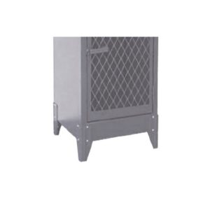 Steel Locker Feet - Set of 4 - Hammertone Grey - M07B110-grey