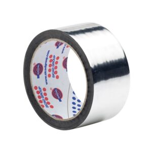 Metalized Tape - 907 - Silver - 48mm x 50m - Box of 36 - Pack of 36 - 1000006083