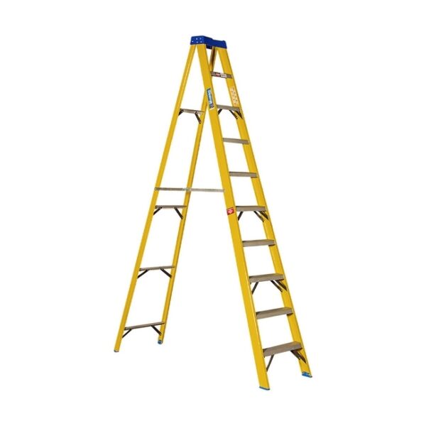 Partial Fibreglass Step Ladder – Single Sided – Industrial – 14 Steps ...