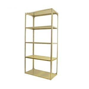 Bolted Shelving Steel Bay 5 Shelves - Uni-Angle - Five Shelf Kit - Painted - 335.3 x 91.4 x 76.2 cm