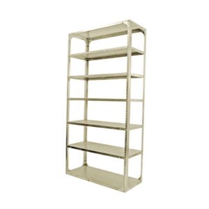 Bolted Shelving Steel Bay 7 Shelves - Uni-Angle - Seven Shelf Kit - Painted - 335.3 x 91.4 x 38.1 cm