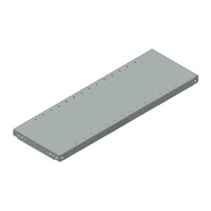 Bolted Shelving Steel Shelf - Uni-Angle - Galvanised - 91.4 x 30.5 cm