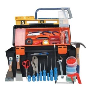 Senator General Purpose Tool Kit - Plastic - 51 Pieces - 27 x 32 x 61 cm