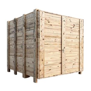 Solid Wooden Box Crate - 4 Way Entry - 50 x 50 x 50cm