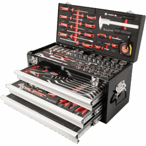 Track Box Top Box 154 Pieces – 3 Drawer & Top Tray