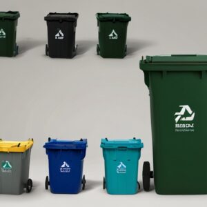 Heavy Duty Wheelie Bin - 120L