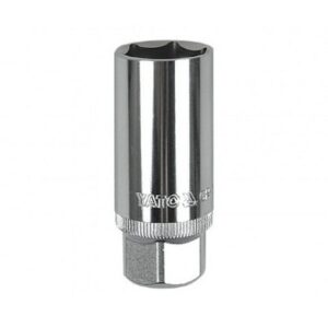 Spark Plug Socket - Chrome Vanadium - 1/2" Connector - 16mm - YT-1253