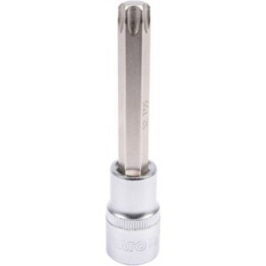 Torx Bit Socket - Male - Chrome Vanadium - 1/2" Connector - Long - T55 x 100mm - YT-04327