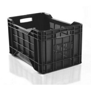 Agri Lug - Solid Base Vent Sides - SABS Approved - 43L - Black - Pack of 84 - CT4302-black
