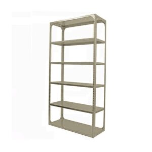 Bolted Shelving Steel Bay 6 Shelves - Uni-Angle - Six Shelf Kit - Painted - 365.8 x 91.4 x 91.4 cm