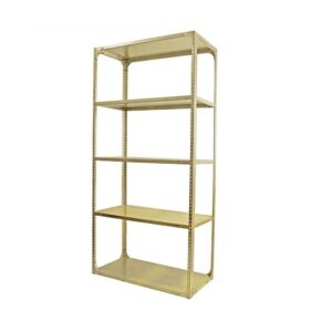 Bolted Shelving Steel Bay 5 Shelves - Uni-Angle - Five Shelf Kit - Painted - 365.8 x 91.4 x 76.2 cm