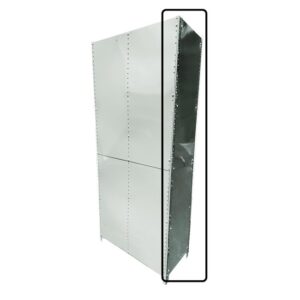 Bolted Shelving Steel Side Panel - Uni-Angle - Galvanised - 129.5 x 61.0 cm