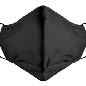 3 Layer High Quality Cotton Face Mask – Black.jpg – Min 100 units