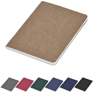 A6 Soft Cover Kraft Notebook – FSC Certified Eco Friendly Paper (80 Lined Pages)