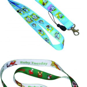 20mm dye sub full + snap Lanyard – Min Order 100 units