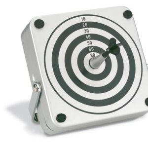 Target it. Magnetic dart game with post it pad in metal box.