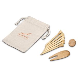 Bamboo Golf Accessories Set