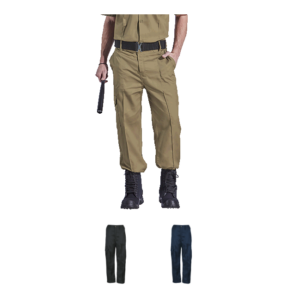Contract Combat Trouser With Functional Side Leg Pockets & Pintucks