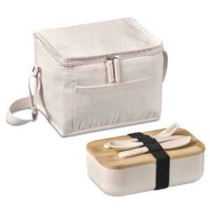 Cotton & Wheat Straw Eco Aware Lunch Set – Cooler & Lunch Box
