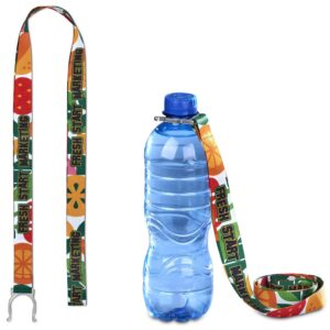 Full Colour Branded Crossbody Bottle Holder Lanyard – Min Order 100 units