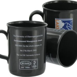 Recycled Plastic Mug – Printed 1 Colour – Min Order: 250 units