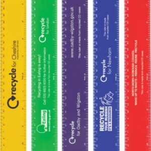 Recycled CD Flat Ruler (15cm) – Printed 1 Colour – Min Order: 25