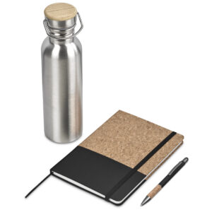 Eco Friendly Corporate Gift Set – Bottle, Notebook & Pen
