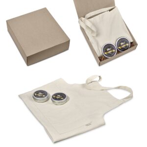 Gourmet Chef Braai Gift Set – Cotton Apron & Braai Spices