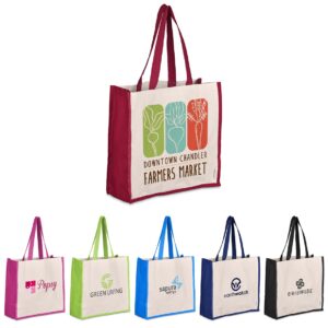 Kooshty Soco 320g Coloured Cotton Tote – Large, Strong & Durable