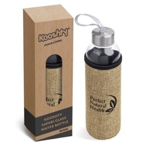 Eco Friendly Koosty Safari Glass Water Bottle