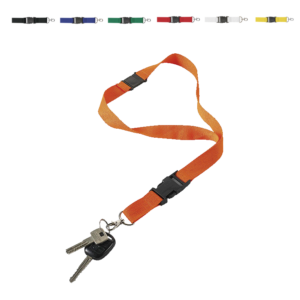 Lanyard with Safety Release Clip Avail Various Colours