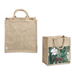 Nuri Jute Tote Bag With Rope Handles – Can Take Full Colour Sublimatation